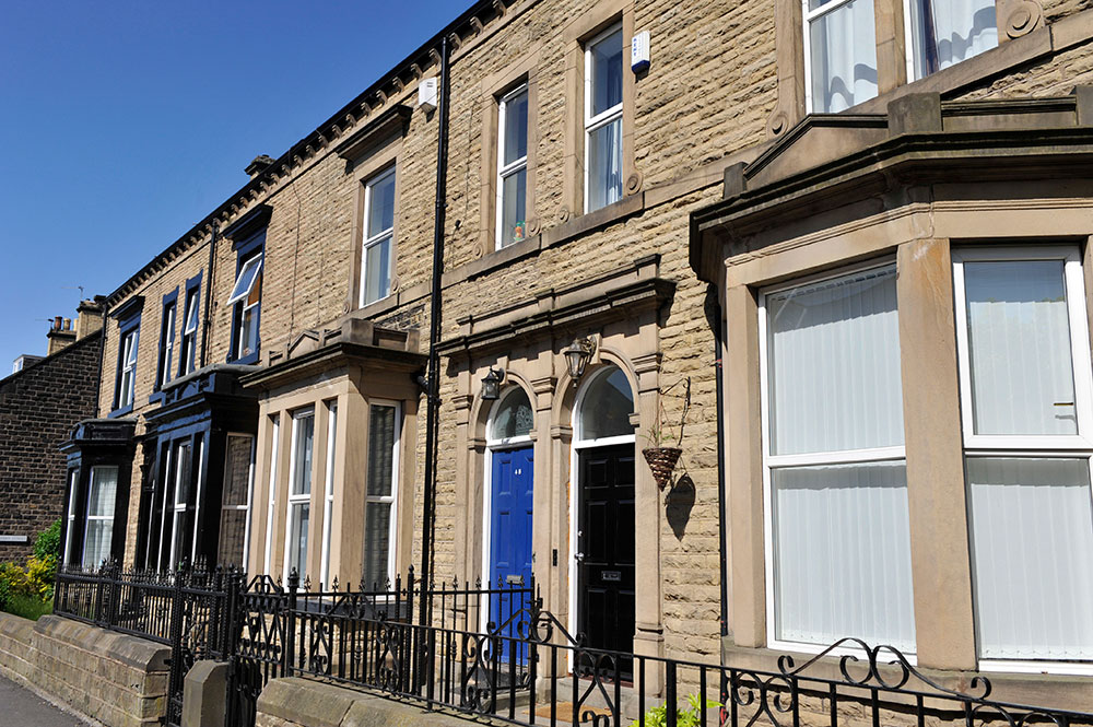 An image of houses in Barnsley.